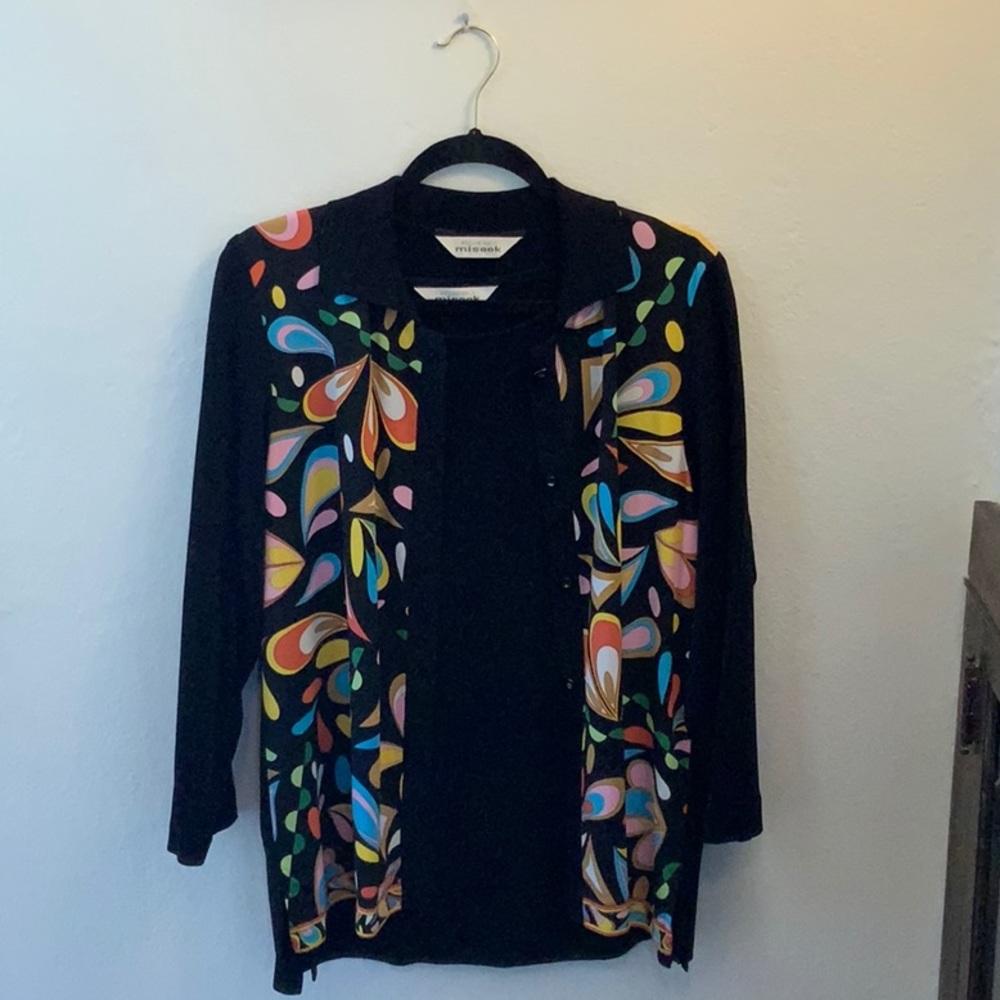 Exclusively Misook Sweater Set Tank and cardigan